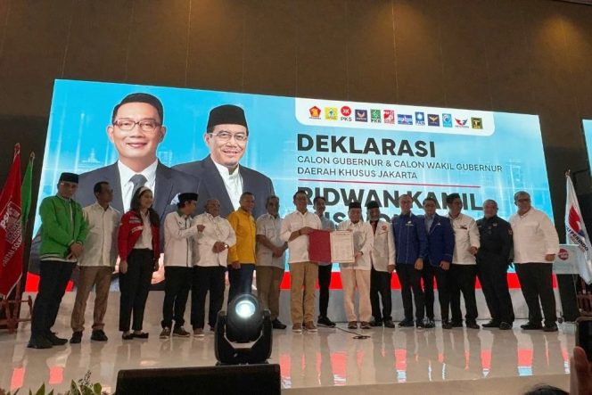 
 Ridwan Kamil Berterima Kasih atas Dukungan 12 Parpol di Pilgub DKI Jakarta 2024, Khususkan Gerindra sebagai Suksesor