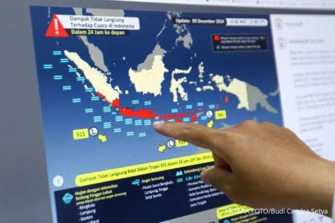 
 Tiga Bibit Siklon Tropis Aktif Mengancam Indonesia, Waspada Cuaca Ekstrem